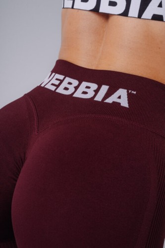 Леггинсы Nebbia High-Waist Push-Up Leggings FLOW SEAMLESS Bordo 496