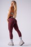 Леггинсы Nebbia High-Waist Push-Up Leggings FLOW SEAMLESS Bordo 496