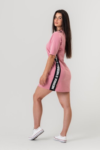 Плаття Oversized T-Shirt Dress NEBBIA CLUB Old Rose 594