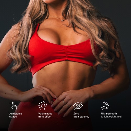 Топ Nebbia Medium-Support Sports Bra TOTALLY SEAMLESS Black 305