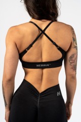 Топ Nebbia Medium-Support Sports Bra TOTALLY SEAMLESS Black 305