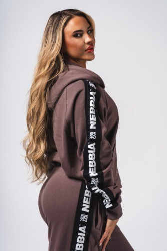 Худи Nebbia Classic Hoodie OFF-DUTY Dark Brown 489