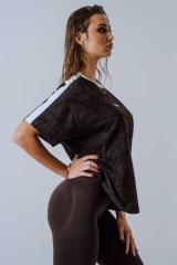 Футболка Nebbia Relaxed Tee POWER Dark Brown Camo 894