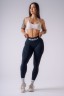 Леггинсы Nebbia High-Waist Push-Up Leggings FLOW SEAMLESS Dark Blue 496