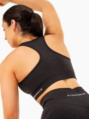 Топ Sculpt Seamless Racer Back Sports Bra - Black Marl