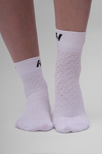 Шкарпетки NEBBIA “HI-TECH” N-pattern Crew Socks White 130