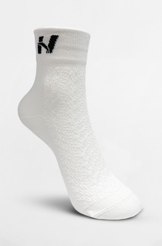 Шкарпетки NEBBIA “HI-TECH” N-pattern Crew Socks White 130