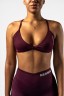 Топ Nebbia Medium-Support Sports Bra TWIST-KNOT Dark Red 423