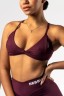 Топ Nebbia Medium-Support Sports Bra TWIST-KNOT Dark Red 423