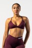 Топ Nebbia Medium-Support Sports Bra TWIST-KNOT Dark Red 423