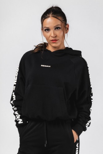 Худи Nebbia Classic Hoodie OFF-DUTY Black 489