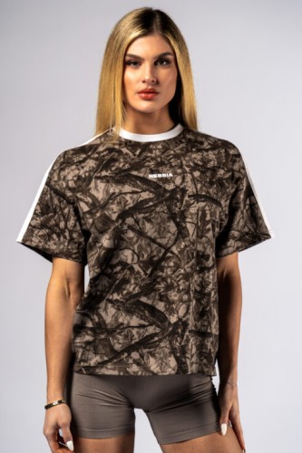 Футболка Nebbia Relaxed Tee POWER Light Brown Camo 894