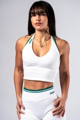 Топ Nebbia Halter Top CLUB D’OR White 640