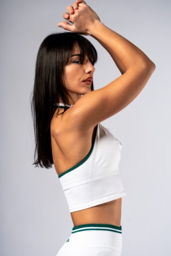 Топ Nebbia Halter Top CLUB D’OR White 640