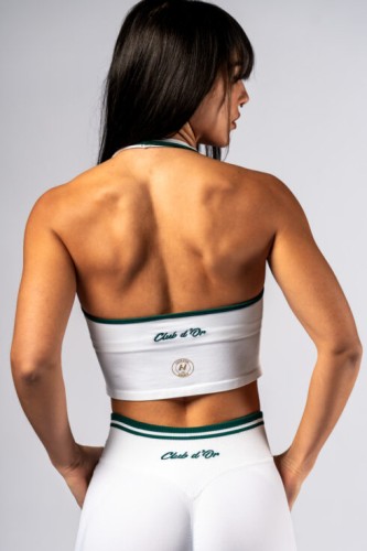 Топ Nebbia Halter Top CLUB D’OR White 640