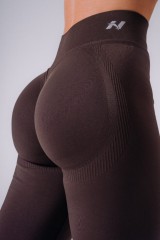 Леггинсы Nebbia High-Waist Sculpting Flared Leggings FLOW SEAMLESS Dark Brown 498