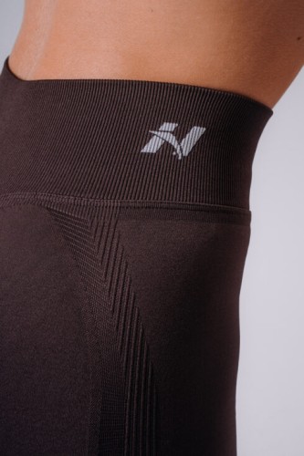 Леггинсы Nebbia High-Waist Sculpting Flared Leggings FLOW SEAMLESS Dark Brown 498