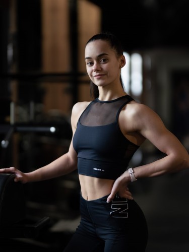 Топ FIT Activewear Padded Sports Bra 437 Black