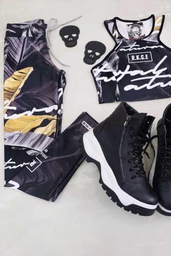 Леггинсы Rock Code Legging Elastic Golden Feather