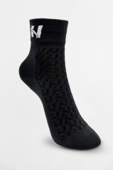 Носки NEBBIA “HI-TECH” N-pattern Crew Socks Black 130