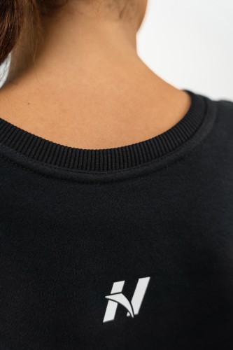 Світшот Nebbia Crop Crew Neck Sweatshirt GYM SPIRIT Black 483