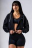Спортивна кофта Nebbia Relaxed Zip Hoodie POWER Black 895