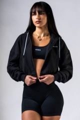 Спортивная кофта Nebbia Relaxed Zip Hoodie POWER Black 895