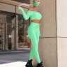 Жіночий гарний топ Fitzona Green Top Long Sleev