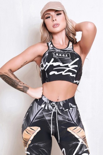 Топ Rock Code Top Cropped Handwrite