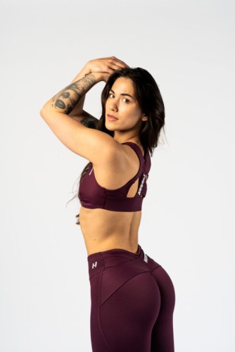 Топ Nebbia Sports Bra STRONG BEAUTY Dark Red 424
