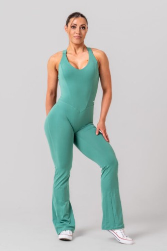 Комбинезон Nebbia Sculpting Flared Jumpsuit OWN THE GYM Green 397