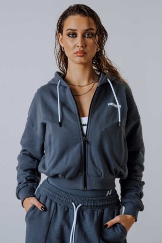 Спортивная кофта Nebbia Relaxed Zip Hoodie POWER Grey 895
