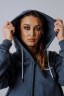 Спортивная кофта Nebbia Relaxed Zip Hoodie POWER Grey 895