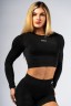 Топ Nebbia Seamless Long-Sleeve Top POWER Black 892