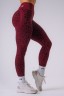 Легінси Nebbia Push-Up Compression Leopard Leggings PRIMAL Bordo 849