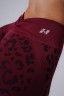 Легінси Nebbia Push-Up Compression Leopard Leggings PRIMAL Bordo 849