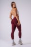 Легінси Nebbia Push-Up Compression Leopard Leggings PRIMAL Bordo 849