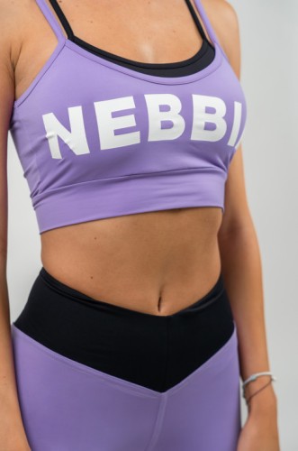 Топ Nebbia Double Layer Light-Support Sports Bra Flex Lila 241
