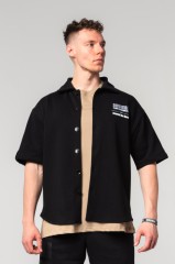 Рубашка Nebbia Oversized Shirt 90s THROWBACK Black 350