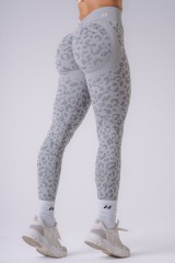 Леггинсы Nebbia Push-Up Compression Leopard Leggings PRIMAL Light Gray 849
