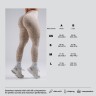 Легінси Nebbia Push-Up Compression Leopard Leggings PRIMAL Light Gray 849