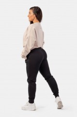 Штаны High-Waist Loose Fit Sweatpants "Feeling Good" 409 Black