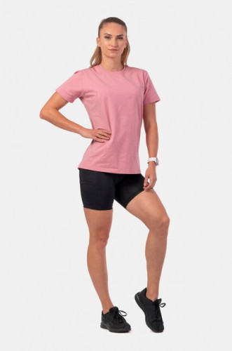 ФУТБОЛКА INVISIBLE LOGO NEBBIA T-SHIRT 602 Rose