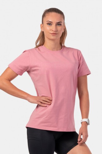 ФУТБОЛКА INVISIBLE LOGO NEBBIA T-SHIRT 602 Rose