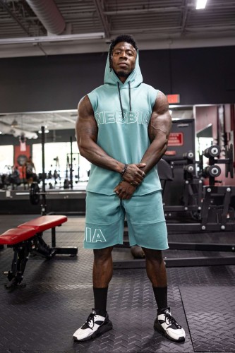 Шорти Nebbia Gym Sweatshorts STAGE-READY Green 713