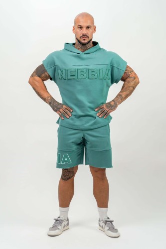 Шорти Nebbia Gym Sweatshorts STAGE-READY Green 713