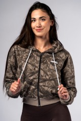 Спортивна кофта Nebbia Relaxed Zip Hoodie POWER Light Brown Camo 895