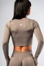 Топ Nebbia Seamless Long-Sleeve Top POWER Light Brown ASH 892
