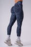 Легінси Nebbia Push-Up Compression Leopard Leggings PRIMAL Dark Blue 849