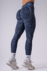 Легінси Nebbia Push-Up Compression Leopard Leggings PRIMAL Dark Blue 849